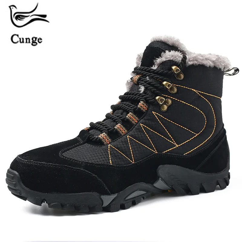 Cunge Outdoor Shoes Winter Sneakers for Men Hiking Trekking Snow ...