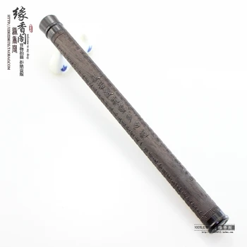 

High-Quality Purple Light Tan Long Ebony Sculpture Joss Stick Tube Aloes Pipe Lie Incense Incense Boxes