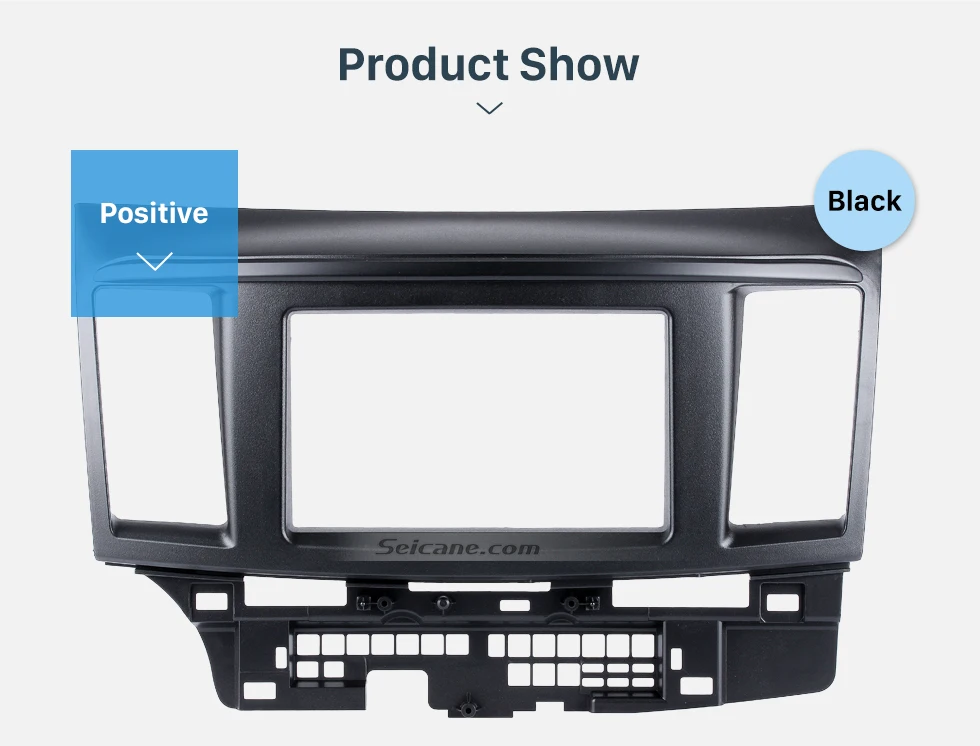 Seicane 2 DIN в приборной панели отделка рамки установка комплект стерео радио фасции Для Mitsubishi Fortis Lancer Лицевая панель