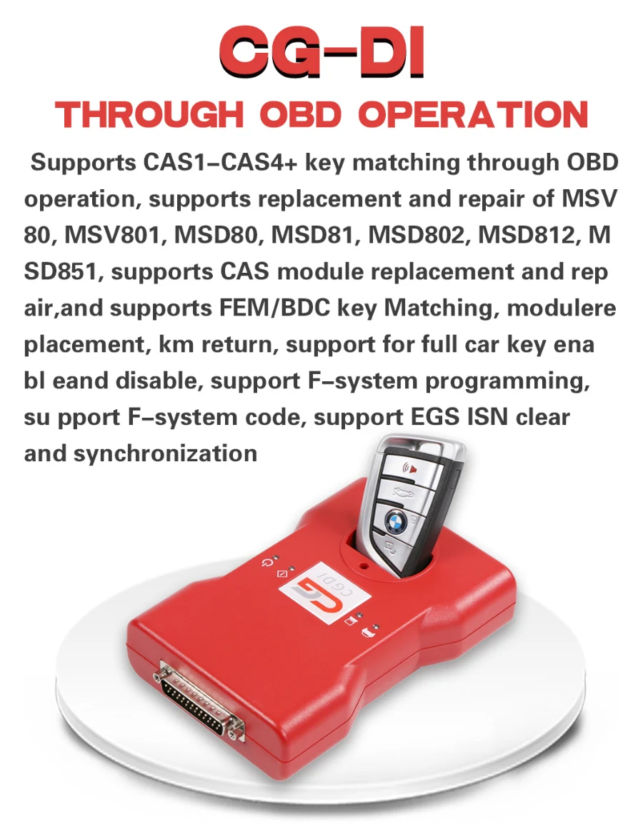 CGDI Prog MB ключ программист Поддержка всех Утерянные ключи Быстрый добавить ключ с ELV адаптер симулятор AC адаптер EIS ELV для Benz