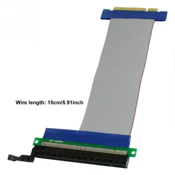 

15cm Flexible Extension Cable PCI Express PCI-E 8X to 16X Slot Riser Card Flex #908