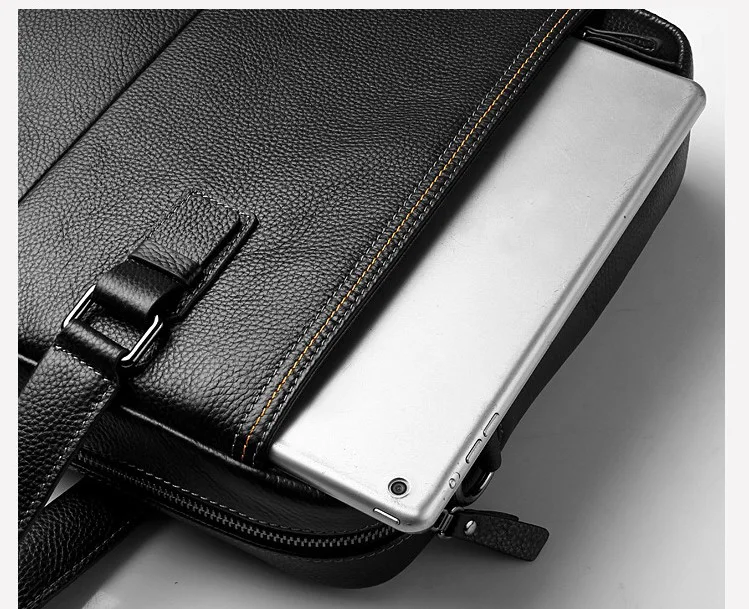 

men messenger bags, big promotion genuine leather shoulder bag man bag casual fashion ipad briefcase, free shipping