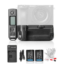 Avec Batterie Meike MK-A6500 Pro Batterie Grip Intégré 2.4 Ghz À Distance Contrôleur pour Sony A6500 Rremote Contrôle Vertical-Tir