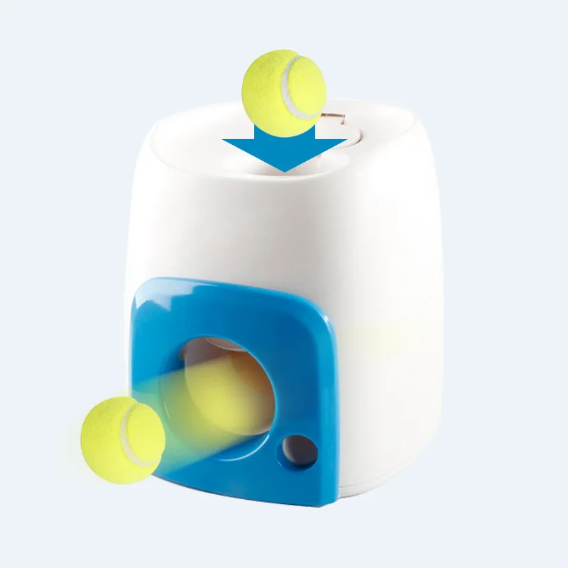 

Nicrew Pet Dog Toy Automatic Interactive Ball Launcher Tennis Ball Rolls Out Machine Launching Fetching Balls Dog Training Tool