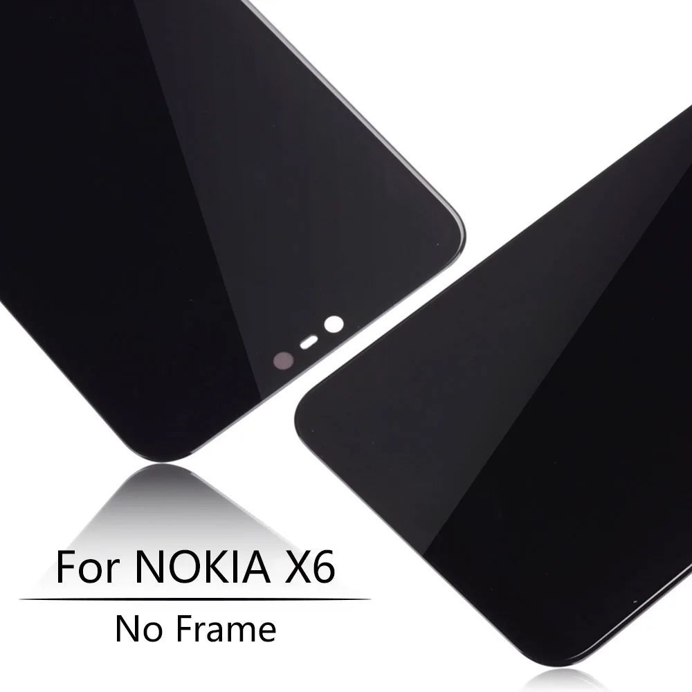 100% тест 5 8 &quotДисплей для NOKIA X6 ЖК экран дигитайзер Замена 6 1 плюс 2018 TA 1099
