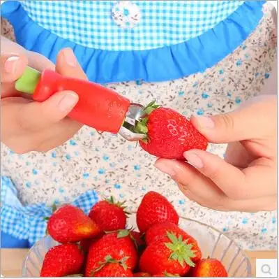

3PCS creative Tomato Stalks Fruit Strawberry Knife Stem Leaves Remover Strawberry Huller Fruit Corers Kitchenware Kitchen Tools