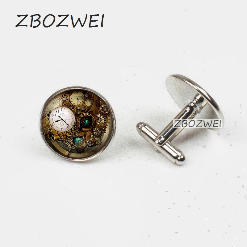 ZBOZWEI новые аксессуары для ювелирных изделий в стиле стимпанк запонки часов колье