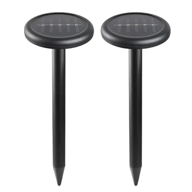 

2pcs Outdoor Garden Solar Mole Repellent Ultrasonic Snake Mouse Repeller