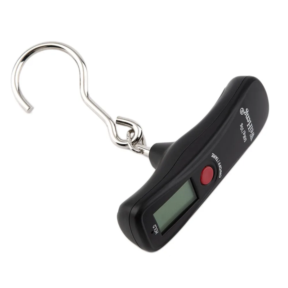 

Portable 50kg/10g LCD Display Digital Hanging Scales Electronic Fishing Hook Scale Luggage Weighing Scales for Household Use