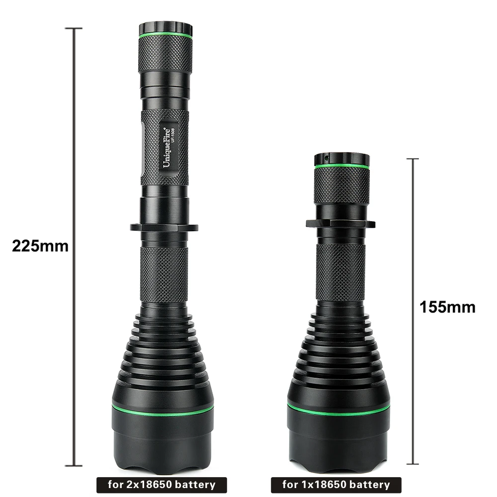 В набор фонариков UniqueFire Тактический факел лампы 1508 XM-L T50 объектив СВЕТОДИОДНЫЙ свет 5 режимов Масштабируемые фонарик (Батарея не включить)
