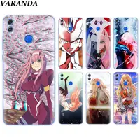 varanda Zero Two Darling Soft TPU Cover Coque for Huawei Honor Y6 Y7 Y9 View