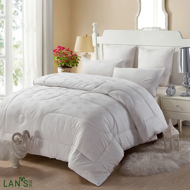 High end Woolmark Machine Washable Australian Wool Filling Duvet 100