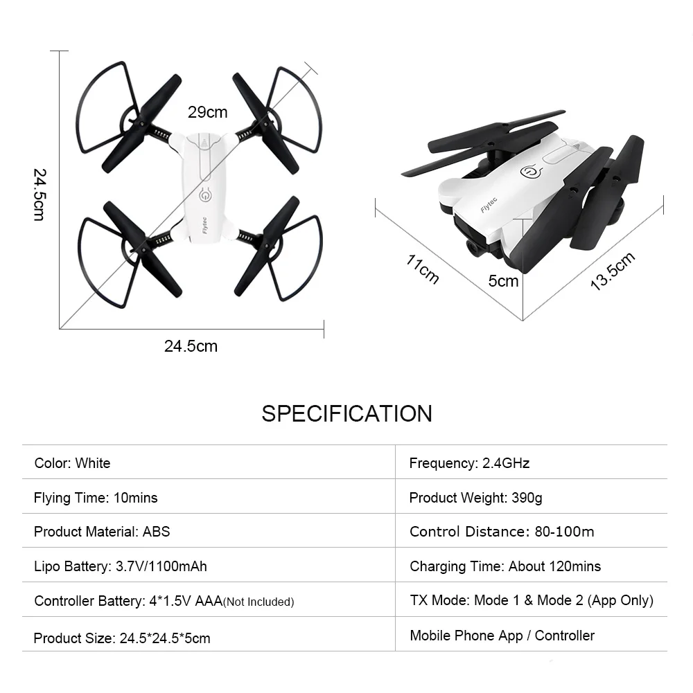 Flytec_T17_Selfie_Drone_with_720P_Double_Cameras_13