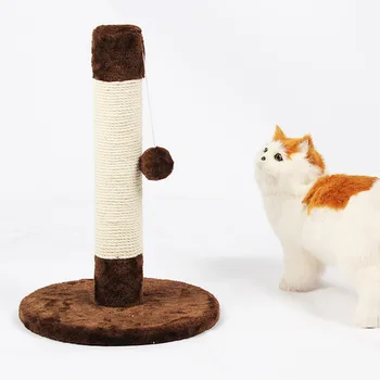 

Hot Sale Sisal Cat Scratching Post Toy For Cats Catnip Tower Climbing Tree Scratch