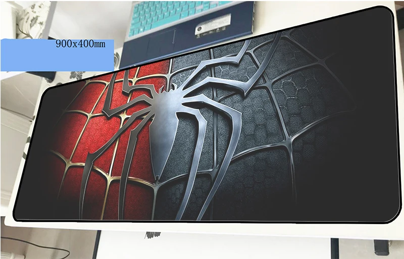 spiderman mousepad 90x40cm Indie Pop gaming mouse pad gamer mat Professional game computer desk padmouse keyboard