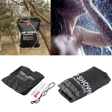 40L/10 Gallon Solar Energy Heated Camp Shower Bag PVC Water Bag Outdoor Camping Travel Hiking Climbing BBQ Picnic Water Storage