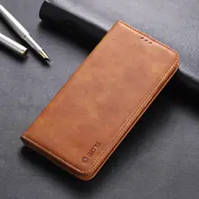 For Oneplus 7 Case Luxury Leather Wallet Flip Case Oneplus 7 Pro Cover With Card Slot Magnetic Case Vintage Phone Bags