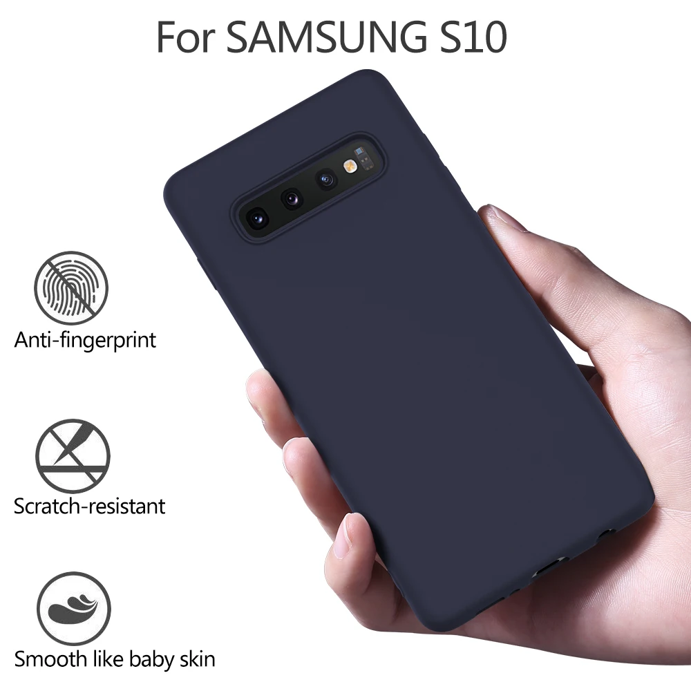 X level чехол из жидкого силикона для Samsung Galaxy S10e S10 Plus Оригинальная мягкая задняя