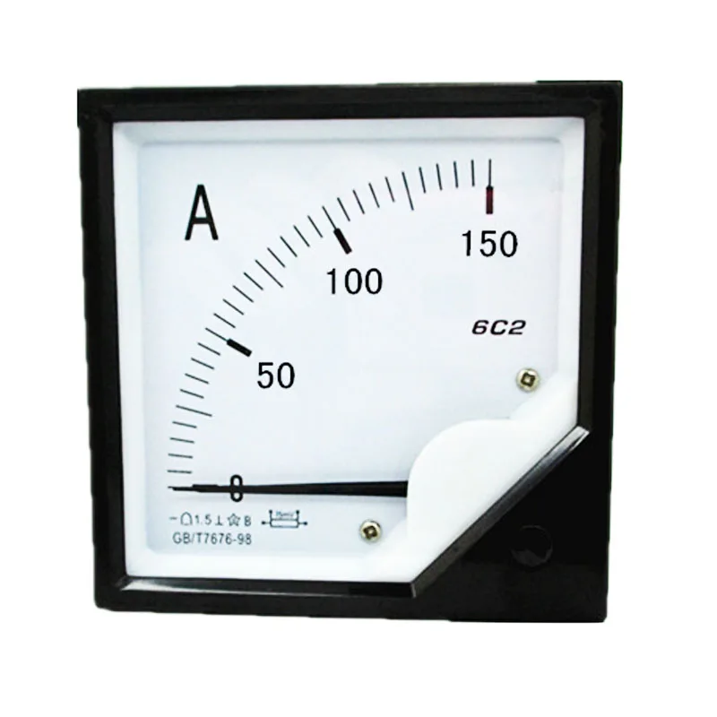 

DC 0-150A Analog Panel AMP Current Meter Ammeter Gauge Tester 6C2