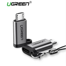 Ugreen usb type c к micro usb адаптер для samsung Galaxy s7 huawei sony xiaomi redmi note 5 pro зарядное устройство Зарядка otg конвертер