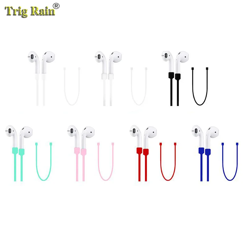 Earphone Strap For Airpods Anti Lost Strap String Rope For Bluetooth Earphones Silicone Cable Cord