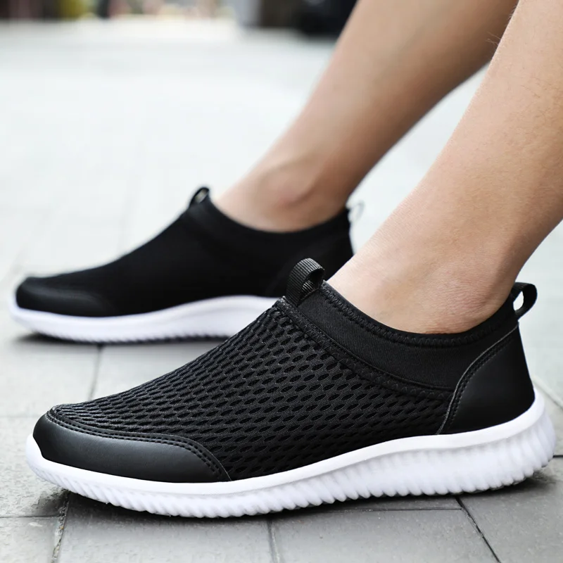 

2019 New summer men shoes breathable mesh men's casual shoes tide soft bottom flats EF111