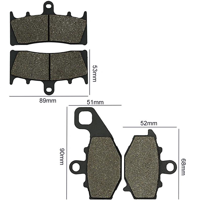 Cyleto мотоциклетные передние и задние тормозные колодки для Kawasaki ZX 6R ZX6R ZX 600 98-01 ZX9R ZX 9R Ninja 96-01 ZX6R ZX636 2002