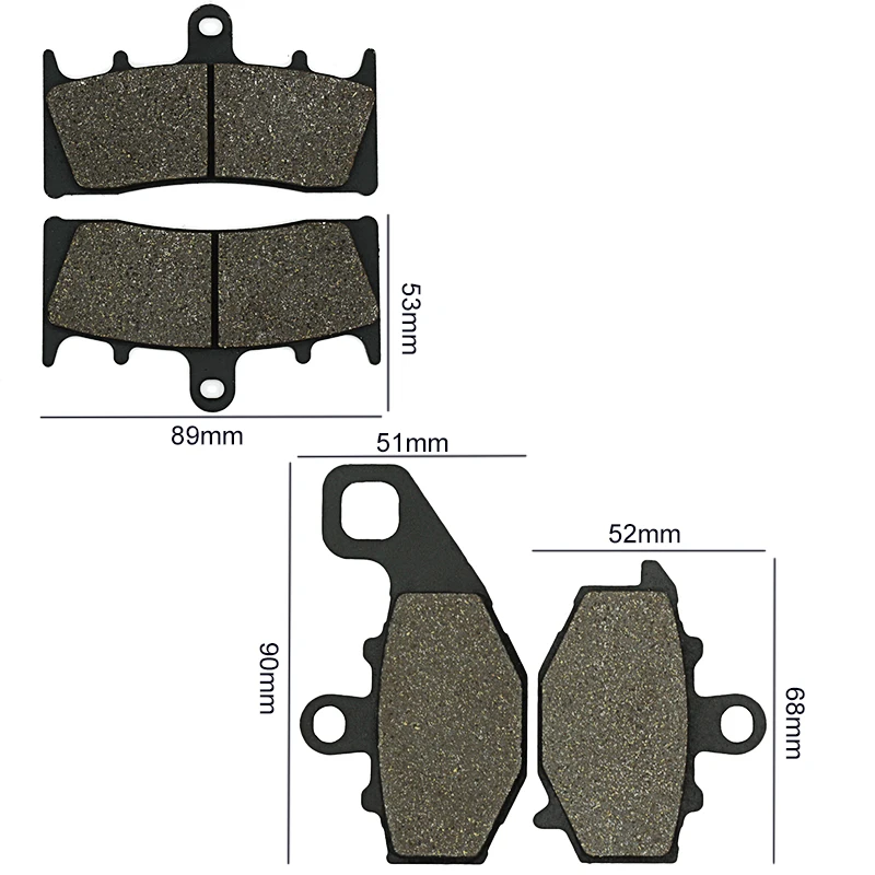 Передние и задние тормозные колодки Cyleto для мотоцикла Kawasaki ZX 6R ZX6R 600 98 01 ZX9R 9R Ninja 96