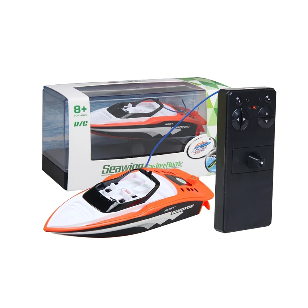 

ShenQiWei 3392M 27MHz Mini RC Boat Radio Controlled RC Racing Boat Rechargeable Ship RTR Gift Box