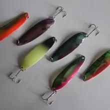 Красочные Рыбалка приманки Набор ложек и поварёшек Bass Приманки снасти 12 г 6 см