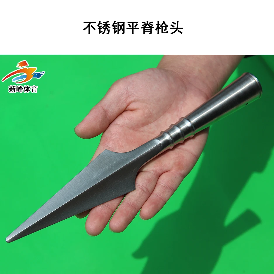 Головка копье из нержавеющей стали wushu performance kungfu Hong Yingqiang головки с плоским