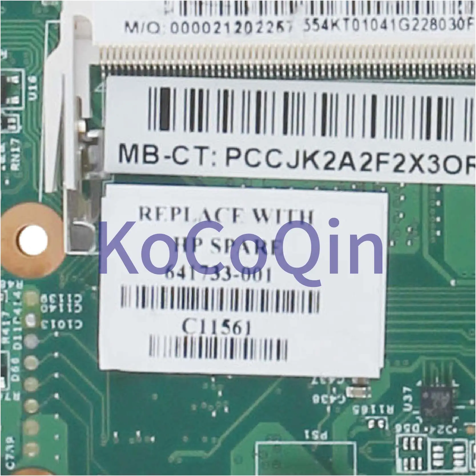 Kocoqin Placa-mãe do Portátil para hp Probook 6360b Mainboard 641733001 641733501 102382 48.4kt01. 021 Hm65 Placa-mãe para notebook - Imagem 3