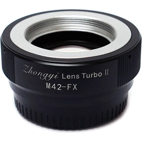 

Mitakon Zhongyi Lens Turbo II Focal Reducer Speed Booster Adapter for M42 Mount Lens to Fujifilm XF FX Mount Camera X Pro2 T3 T2