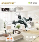 Save 2.56 on F17860/61 FQ777 951W WIFI Mini Pocket Drone FPV 4CH 6-axle gyro Quadcopter with 30W Camera Smartphone Holder Transmitter