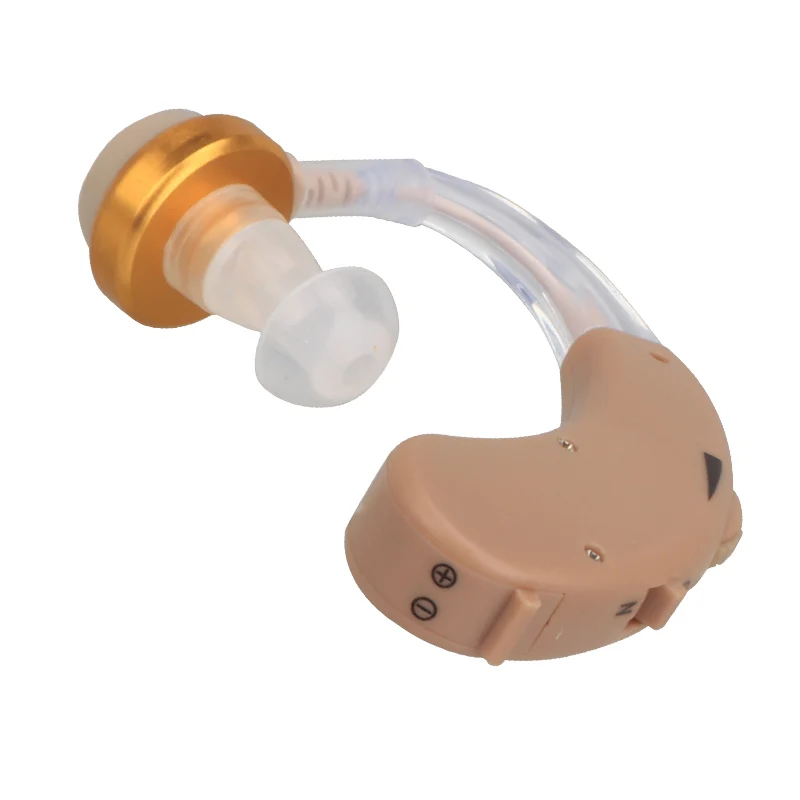 F-138 Ear Hearing Aid Mini Device Volume Adjustable Sound Voice Amplifier Enhancement Hear Clear for the Elder Deaf Aids Care
