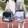 Women Backpack 3D 2D Drawing Cartoon Back Bag Comic Messenger Tote Fashion Cute Student Waterproof Bags Unisex  Bolos 106 2
