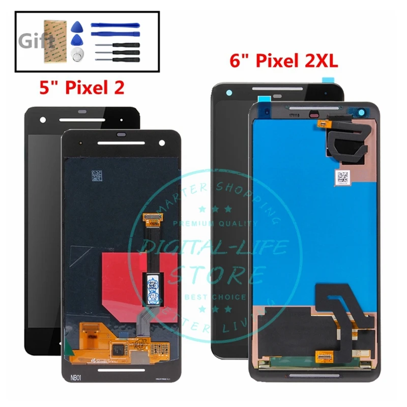 

For Google Pixel 2 XL LCD Display Touch Screen for Google Pixel2 2XL XL2 LCD Digitizer Assembly Replacement Repair Spare Parts