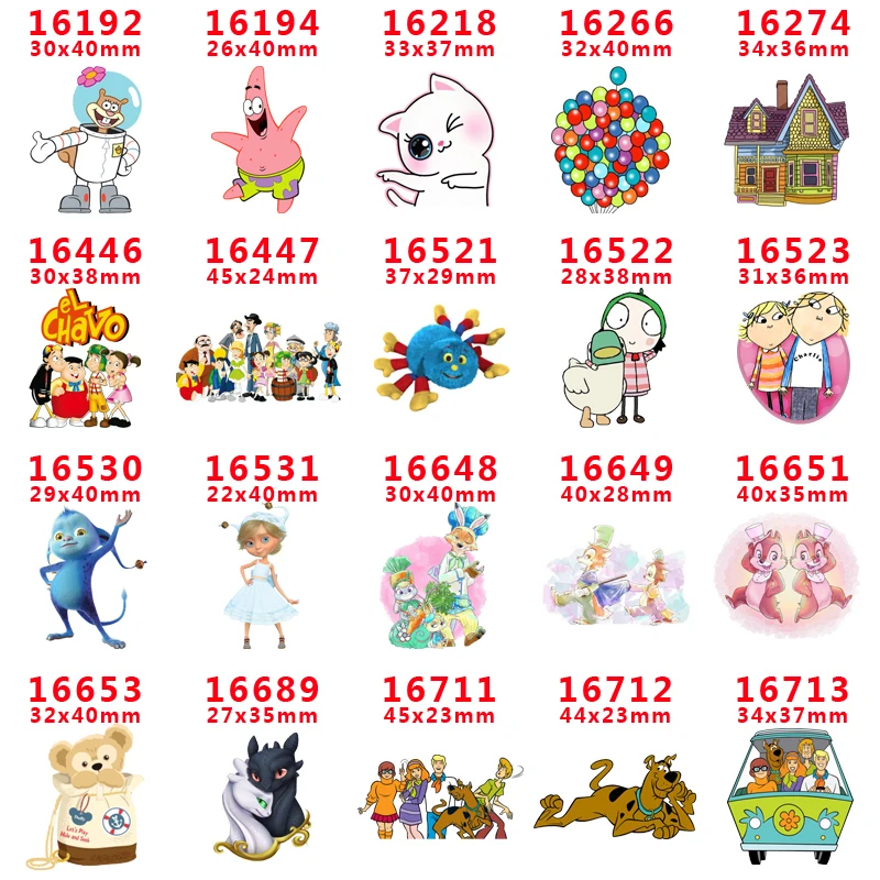 

Free shipping 30 pcs cartoon character planar resin PR 16192