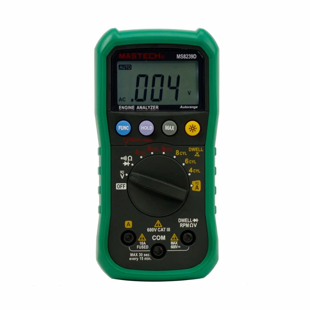 MASTECH MS8239D Digital Automotive Multimeter And Engine Analyzer Dwell