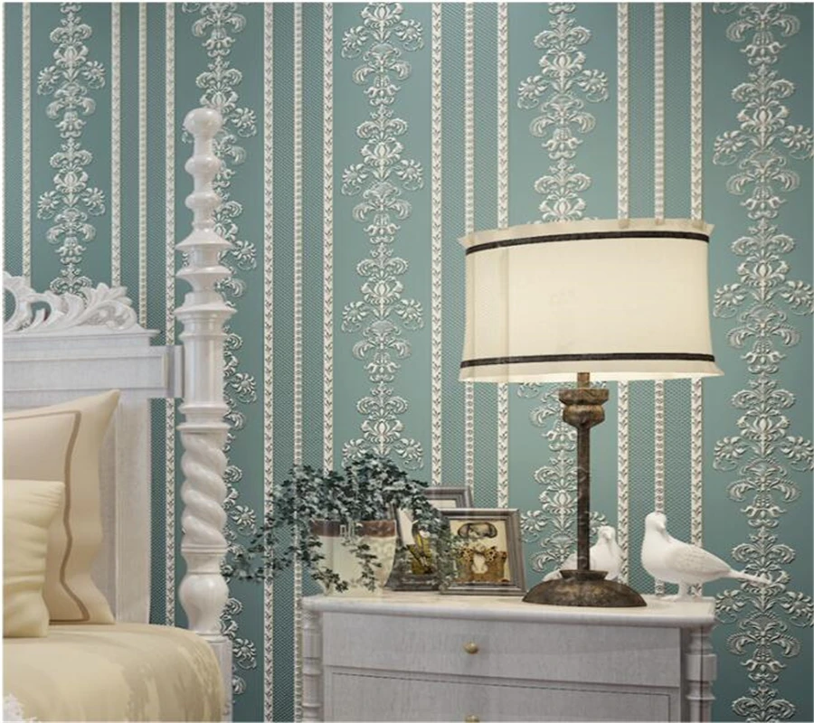 Beibehang Simple European Stereo Striped Embossed 3D Wallpaper Stylish Luxury Bedroom Living Room Background Desktop Wallpaper Beibehang Simple European Stereo Striped Embossed 3D Wallpaper Stylish Luxury Bedroom Living Room Background Desktop Wallpaper