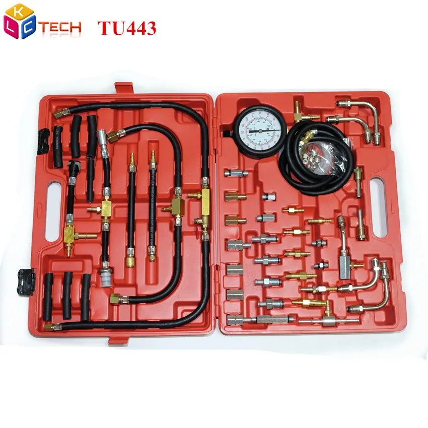 

DHL TU443 Universal Automotive TU-443 Deluxe Manometer Fuel Pressure Gauge Engine Testing Kit Fuel Injection Pump Tester TU 443