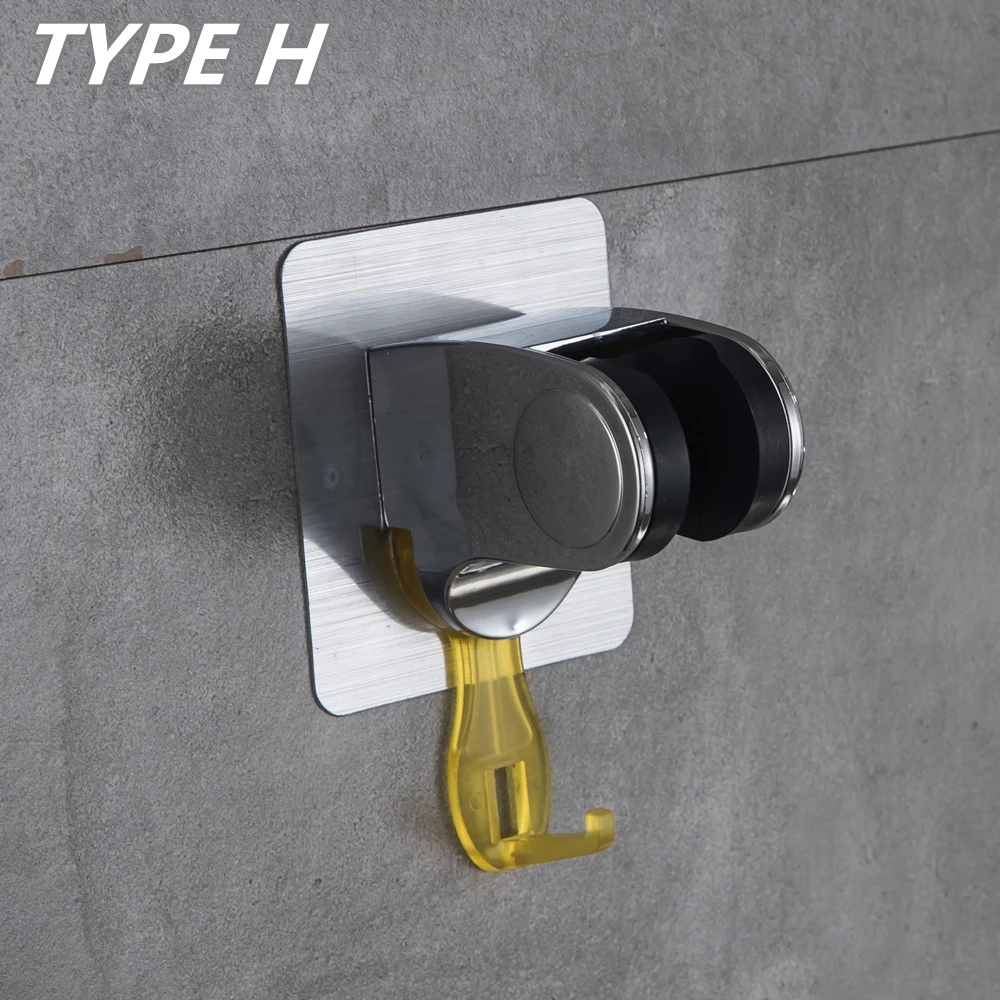 Bathroom Hand Held Adjustable Shower Head Holder Rack Bracket  Shower Holder Wall Mounted Shower Bathroom Portable Accessory2