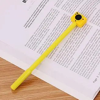 1 шт. гелевая ручка для камеры милые стационарные 0,38 мм студенческие ручки Kawaii NoveltyBlack гелевые ручки милые ручки и карандаши Kawaii школьные принадлежности - Цвет: Gel Pen