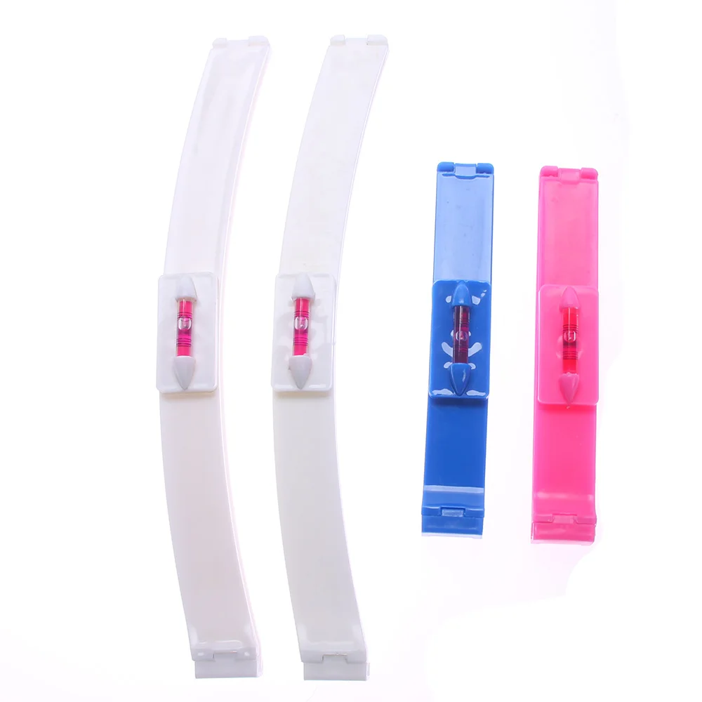 2 Pcs Set New Women Professional Hair Cutting Ruler Hair Trimmer
