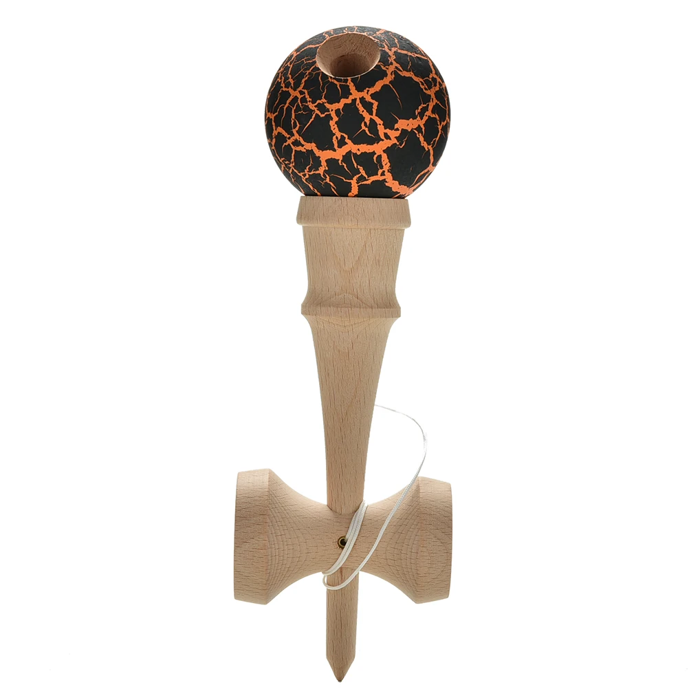 7 Colors Safety Crack Pattern Toy Bamboo Kendama Best Wooden Educational Toys Kids Toy