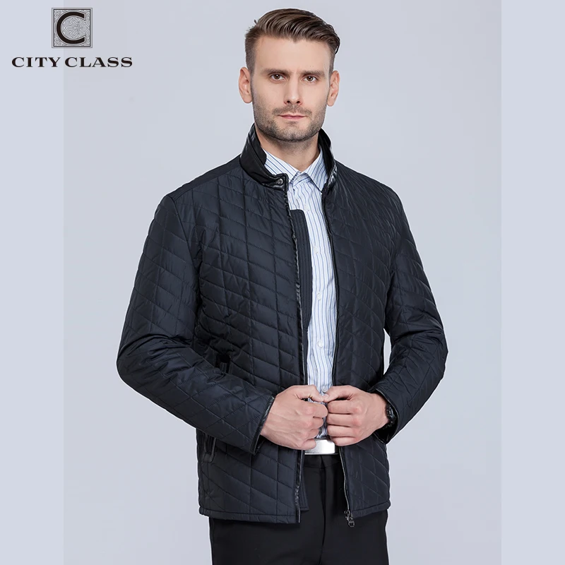 Сity Class 2016 весна и осень мужские стеганные куртки свободного покроя куртка мода PU