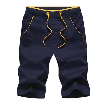 

2019 New Casual Drawstring Short Elastique Homme Excellent Quality Pure Cotton Pantalones Cortos De Atletismo