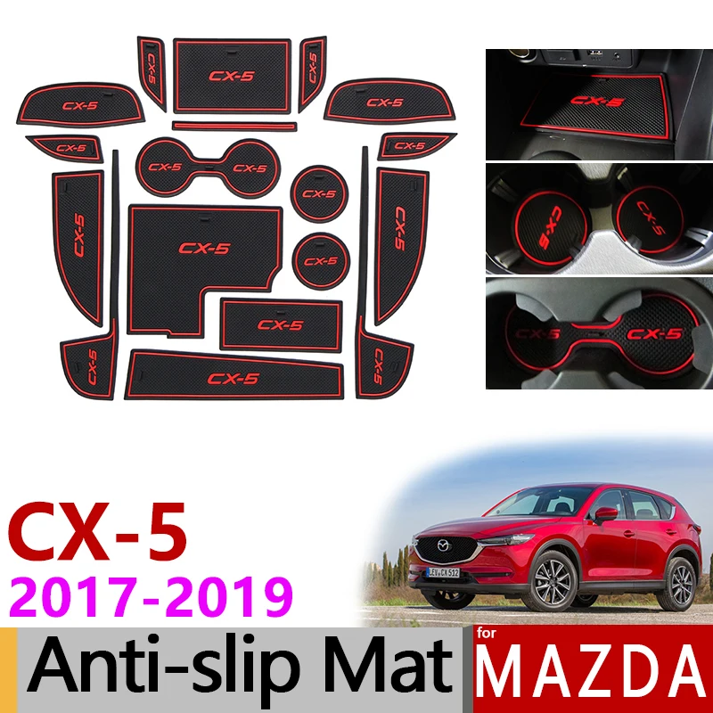 Противоскользящий резиновый коврик для ворот коврики Mazda CX 5 2017 2018 2019 MK2 KF CX5