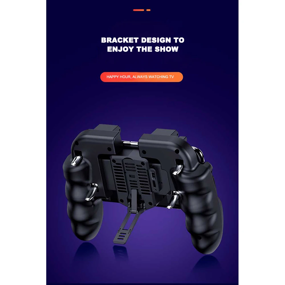 

GamePad Controller Pubg Controller with Cooling Fan Joystick Mobile Game Pad Hand Controller Game Widgets Fan Cooler Phone