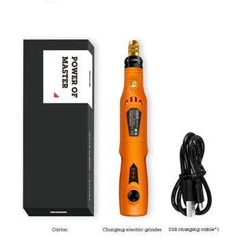 

USB Electric Grinding Tool Portable 3.6V Milling Kit Polishing Handheld Pen Cutting Mini Grinder Cordless Drill Rotary